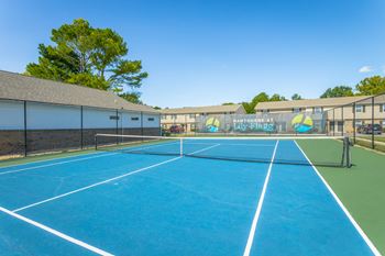 Tennis court at hawthorne at lily flagg in huntsville, al